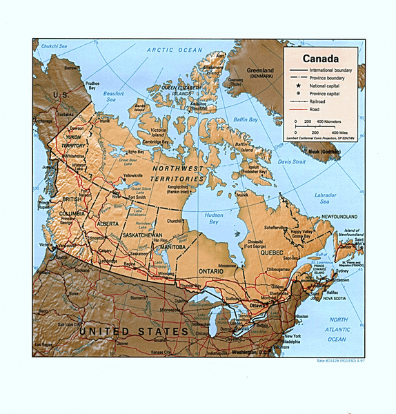 Map of Canada